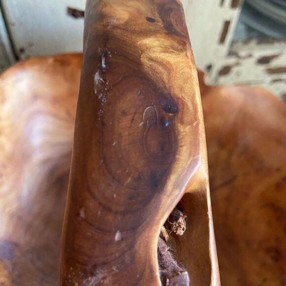 Rustic Cedar Root Basket  - Picture 8 of 8